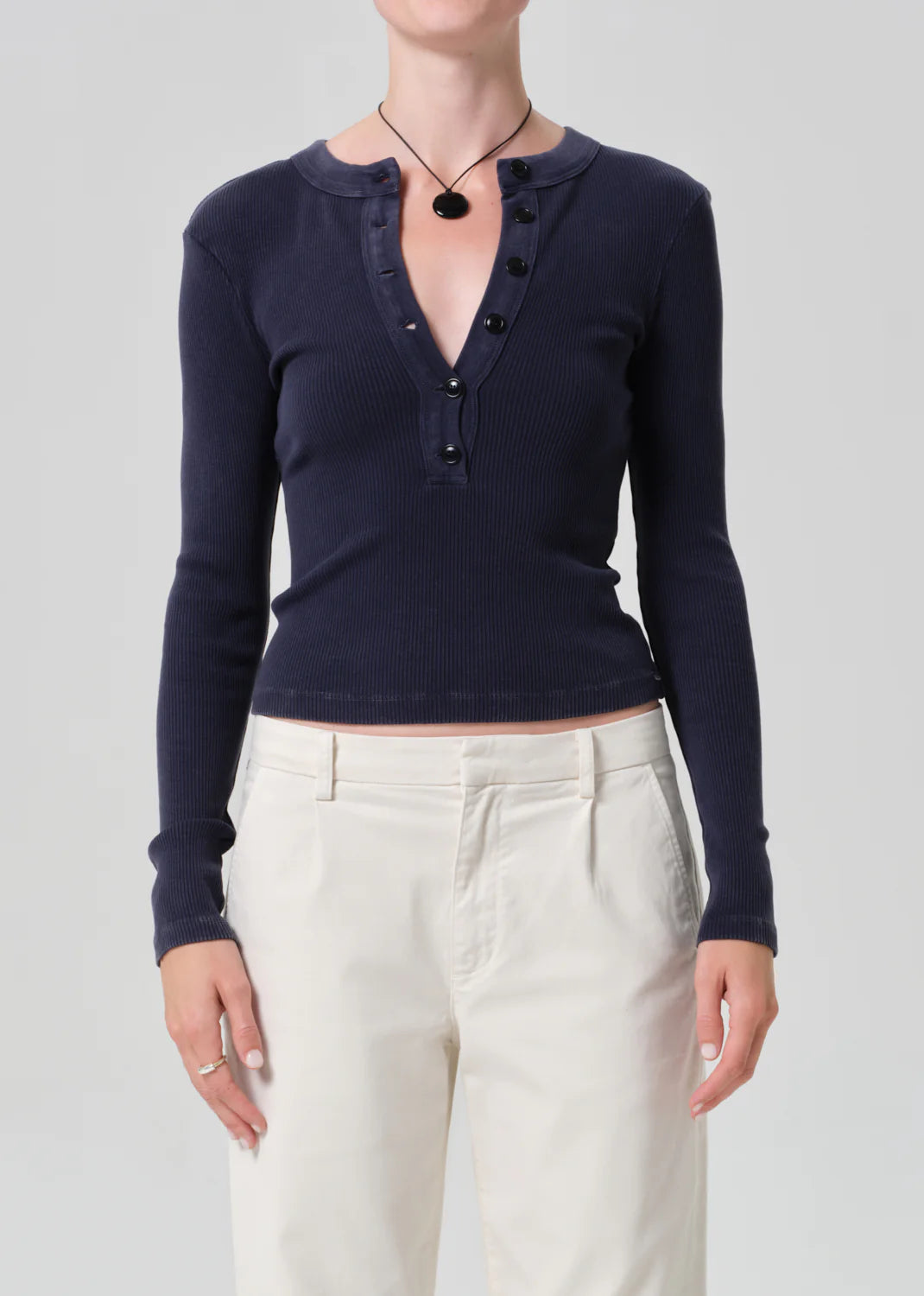 Citizens of Humanity Varra Henley Mineral Navy