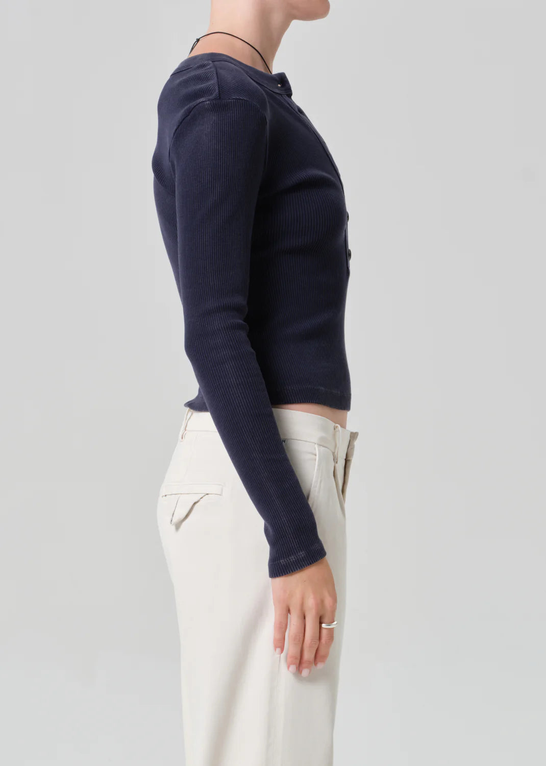 Citizens of Humanity Varra Henley Mineral Navy