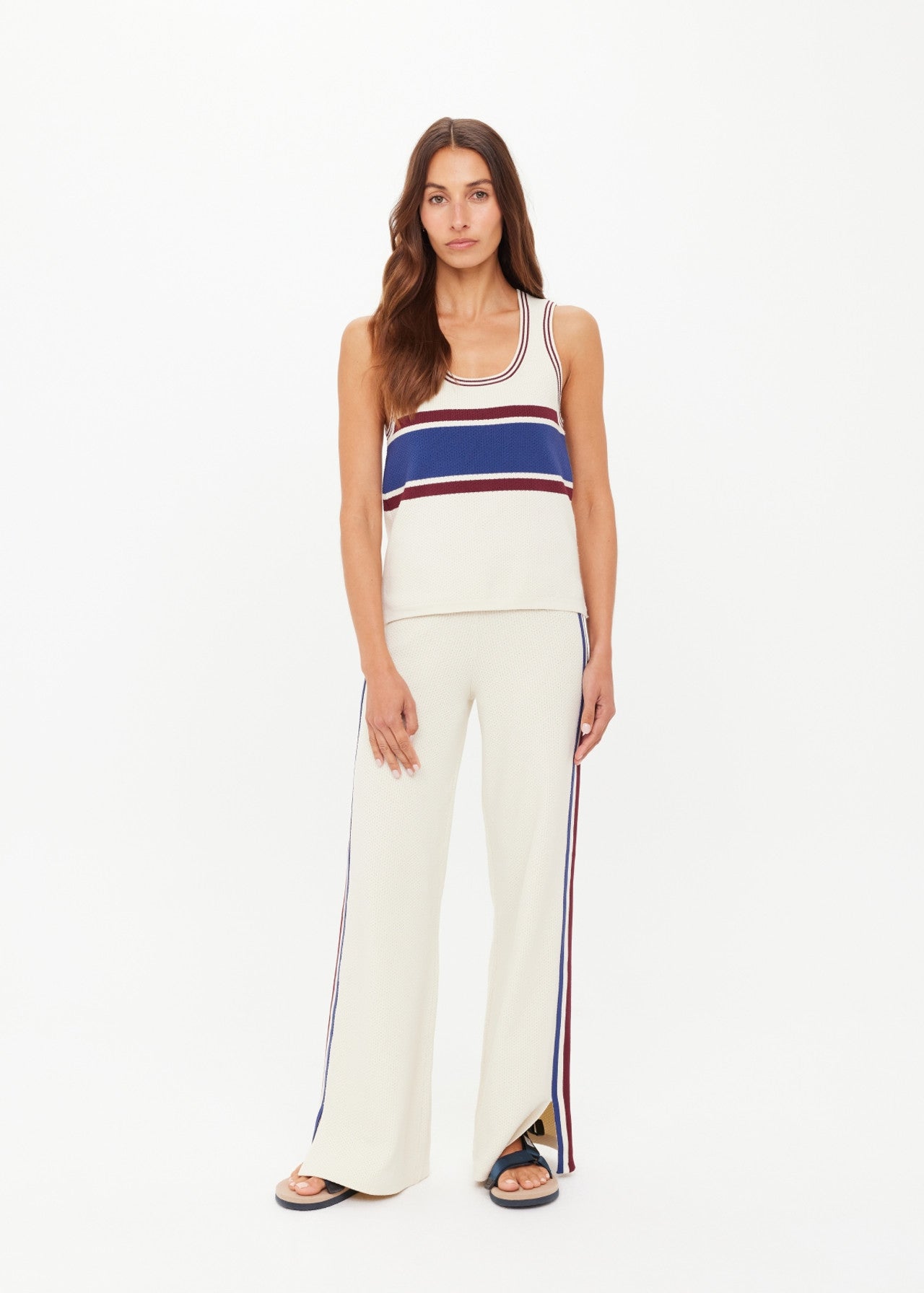 The Upside Adesa Vilde Knit Tank Top - Crème