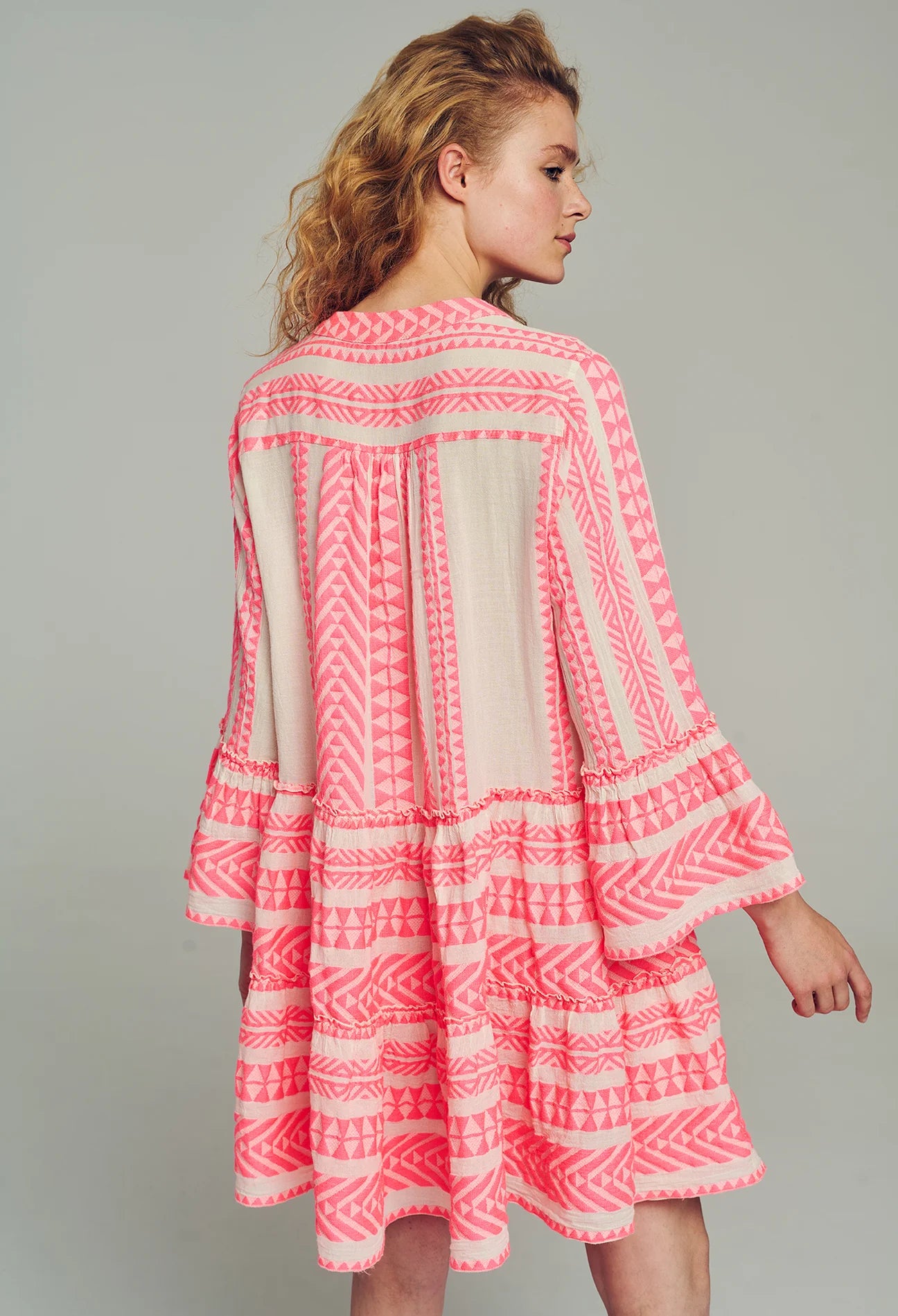 Devotion Twins Ella Short Neon Pink / Off White