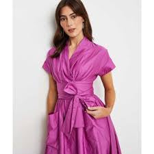 Devotion Twins Gimena Dress Fuschia