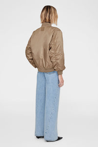 Anine Bing Leon Bomber Jacket Sepia