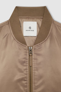 Anine Bing Leon Bomber Jacket Sepia