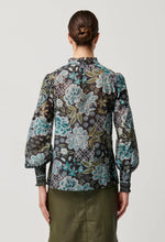 Load image into Gallery viewer, Once Was Knox Cotton Silk Shirt in Dahlia Fields.