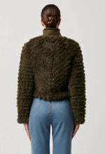 Load image into Gallery viewer, Once Was Sybil Chevron Bomber in Moss