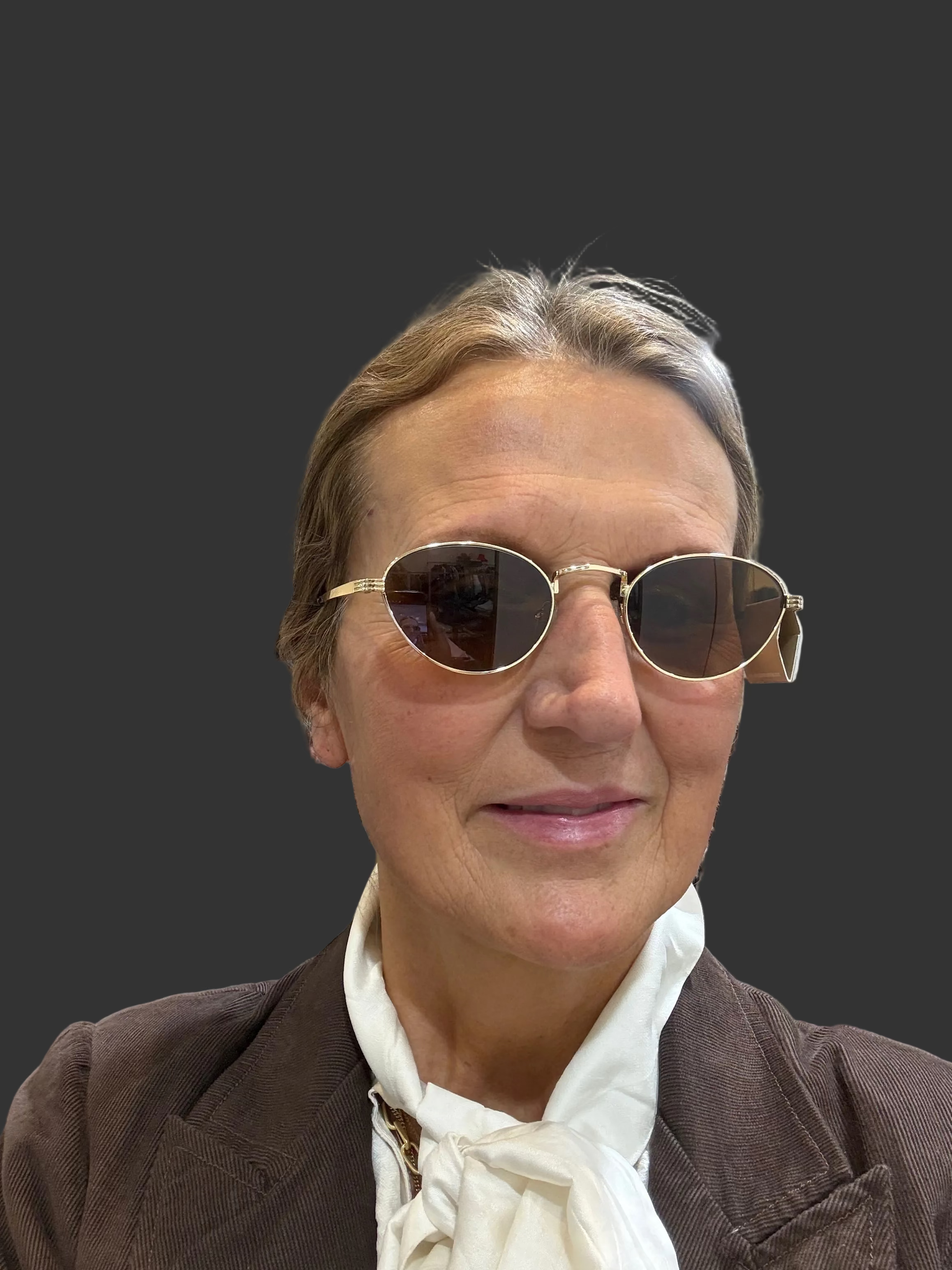 Lu Lou Delilah Sunglasses Gold