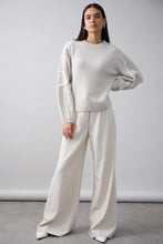 Load image into Gallery viewer, Mia Fratino Sawyer Sweater Alabaster /Cloud