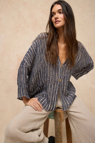 Estilo Emporio Aurora Jacket Cestino Blue Notte