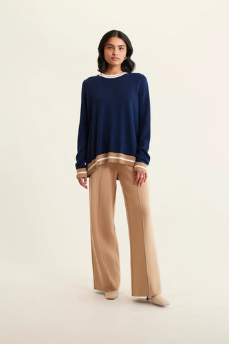 Alessandra Orleans Sweater Navy