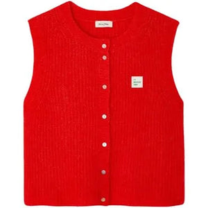 American Vintage Vest East Red