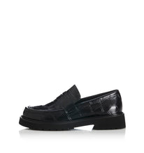 Load image into Gallery viewer, Alias Mae Skye Loafer Black Croc