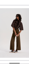 Load image into Gallery viewer, Le Stripe Merino Trouser Olive