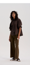 Load image into Gallery viewer, Le Stripe Merino Trouser Olive