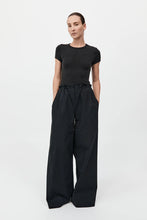 Load image into Gallery viewer, St Agni Petit Paper bag Waist pants Black