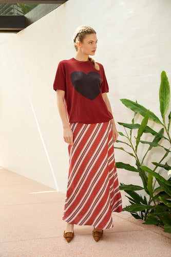 Dreamer Label Ivy Sun Skirt Red