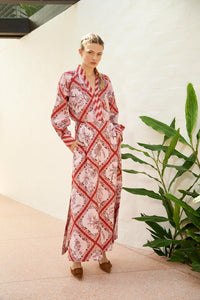 Dreamer Label Chloe Dahlia Blouse Red
