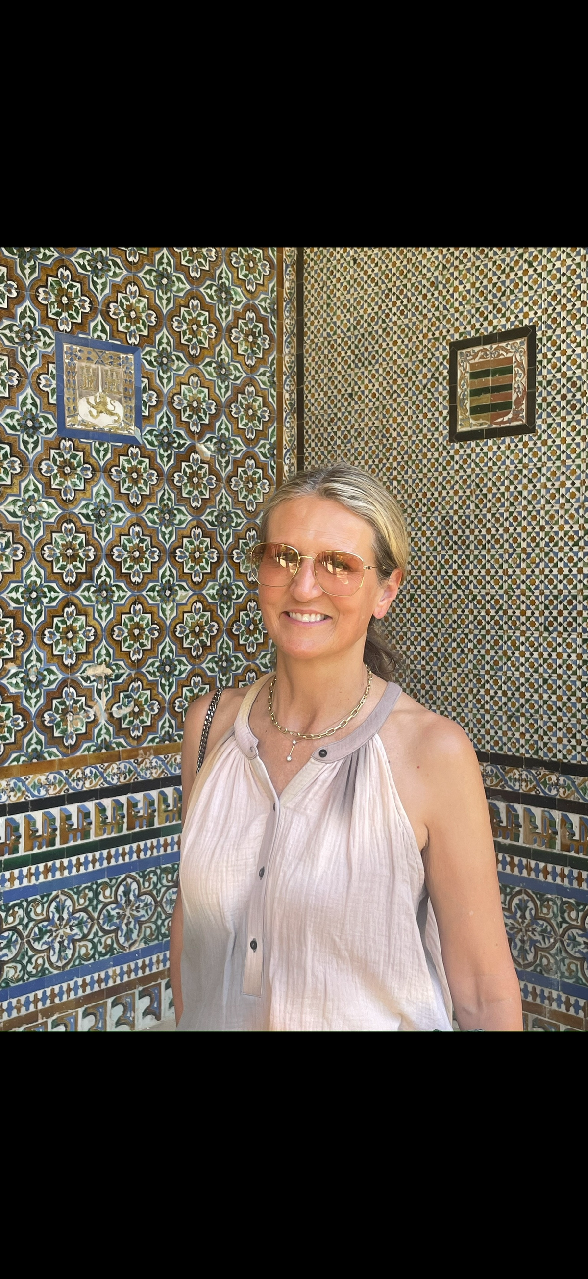 Rabens Saloner Mala  Button Front Top Dessert