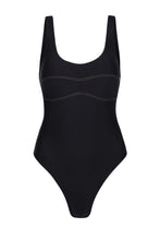 Load image into Gallery viewer, Innes Lauren The Contrast One Piece Black