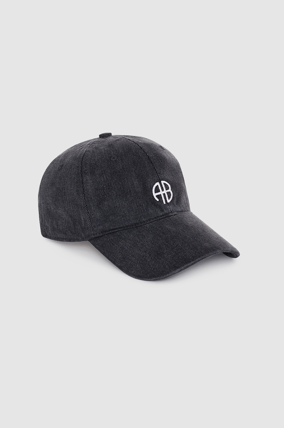 Anine bing Jeremy Baseball Cap - Washed Smoke Grey