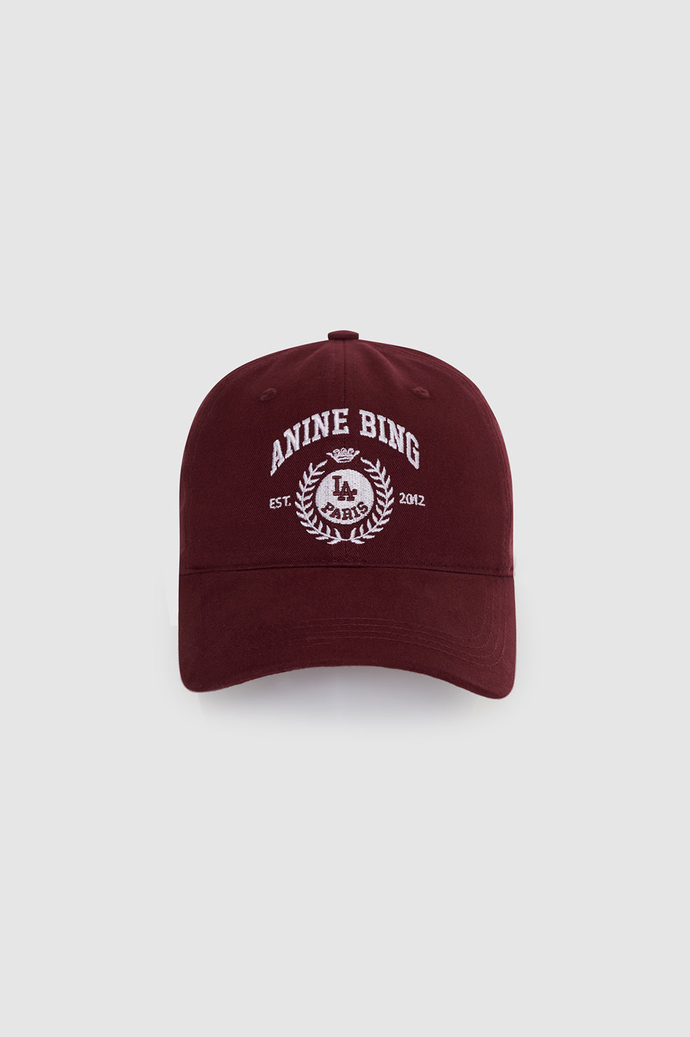 Anine Bing Jeremy Baseball Cap Collegiate Fig