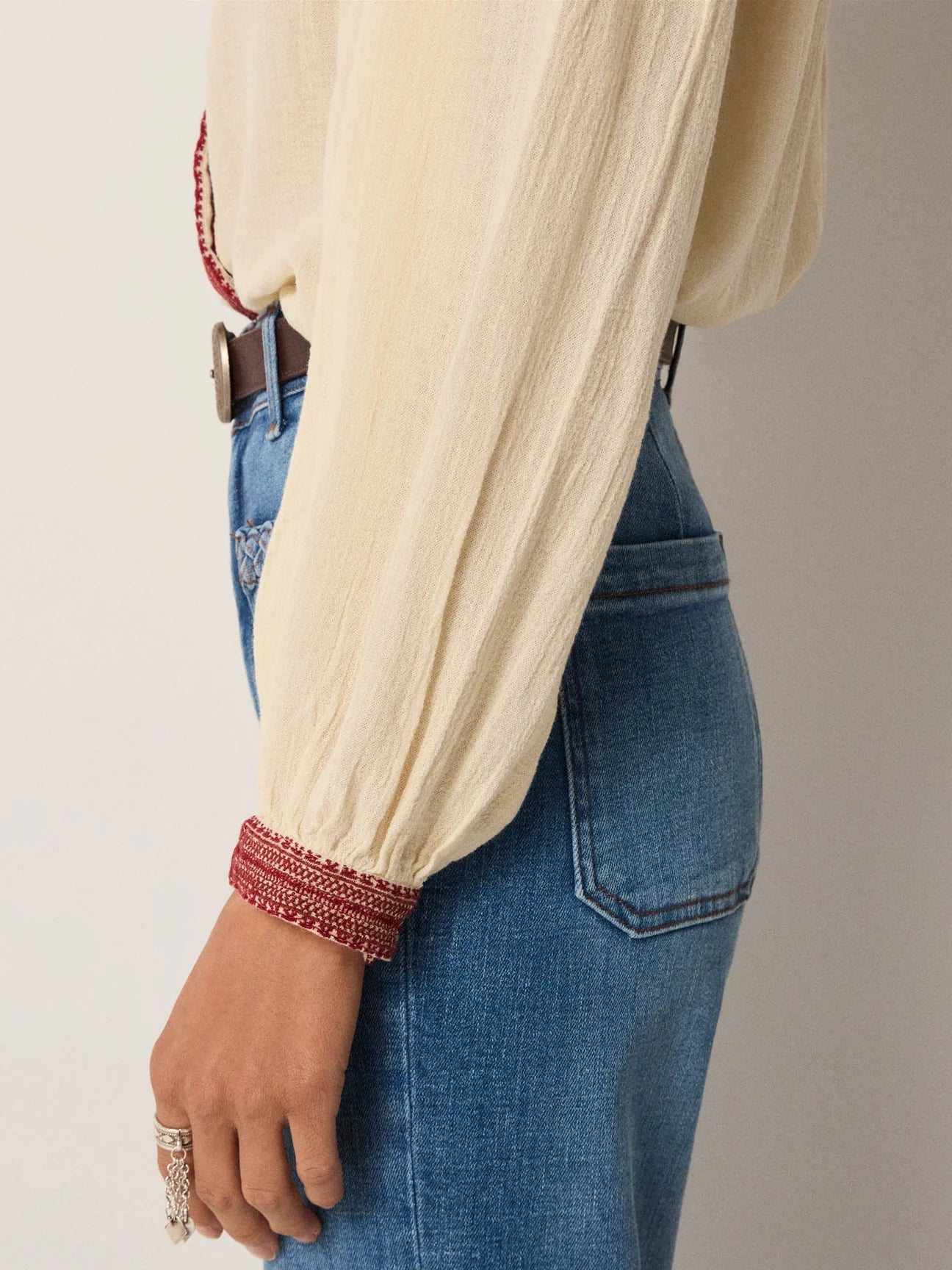 Maison Hotel Charlotte Blouse - Rombo Rouge