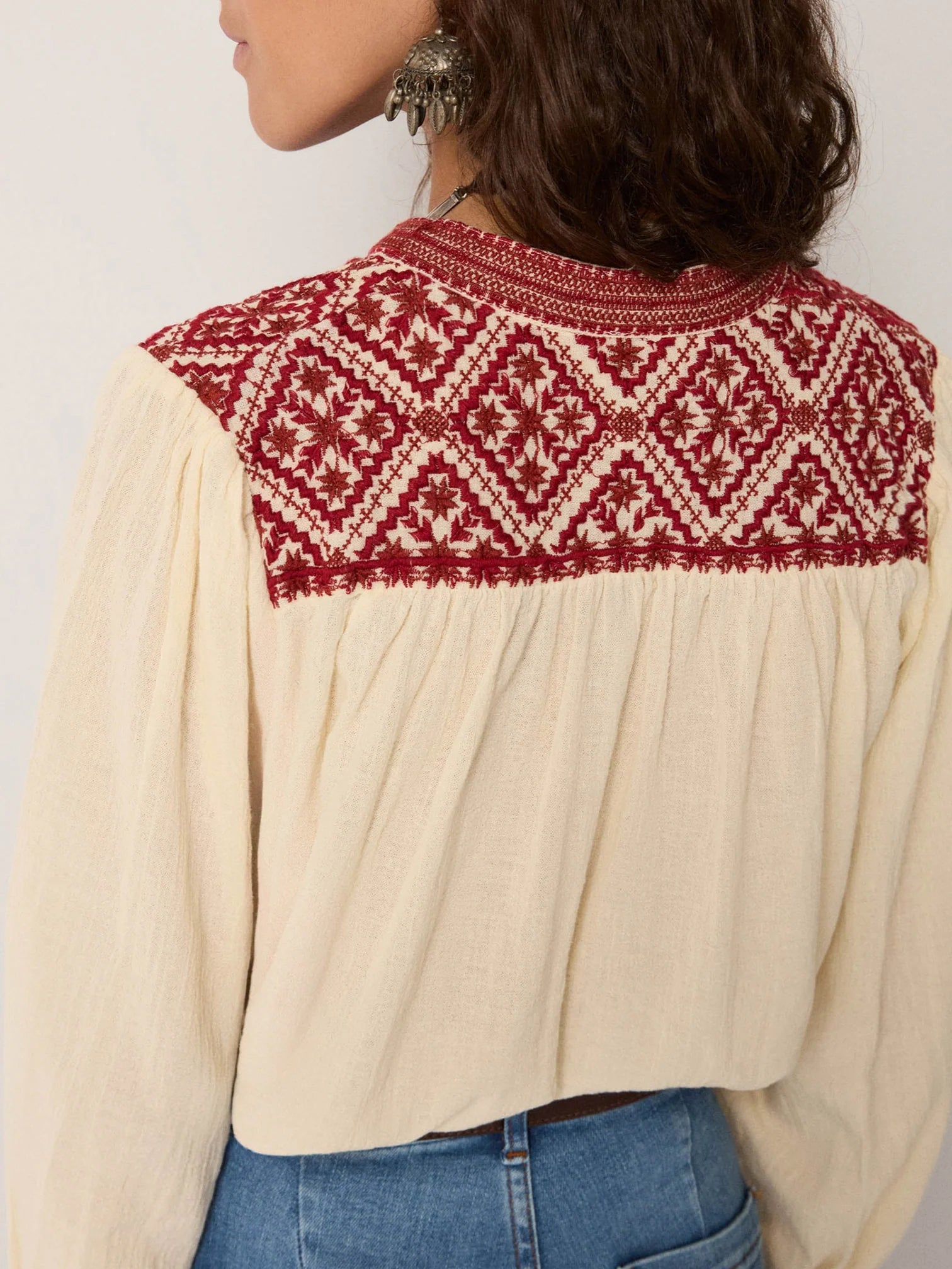 Maison Hotel Charlotte Blouse - Rombo Rouge