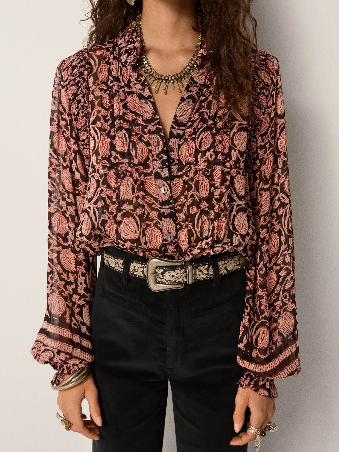 Maison Hotel Mia Blouse - Warhol