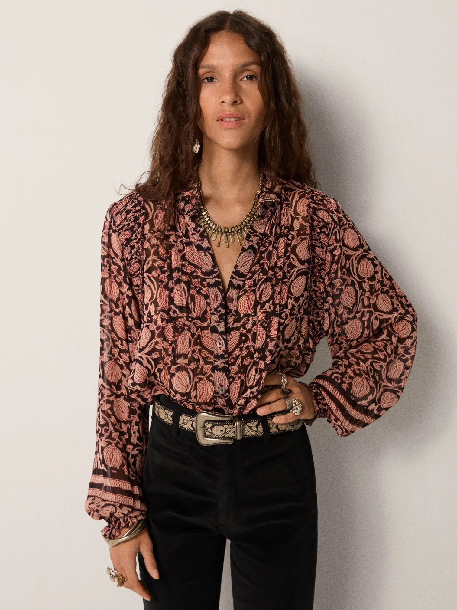 Maison Hotel Mia Blouse - Warhol