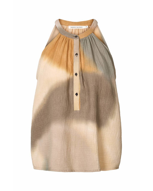 Rabens Saloner Mala  Button Front Top Dessert