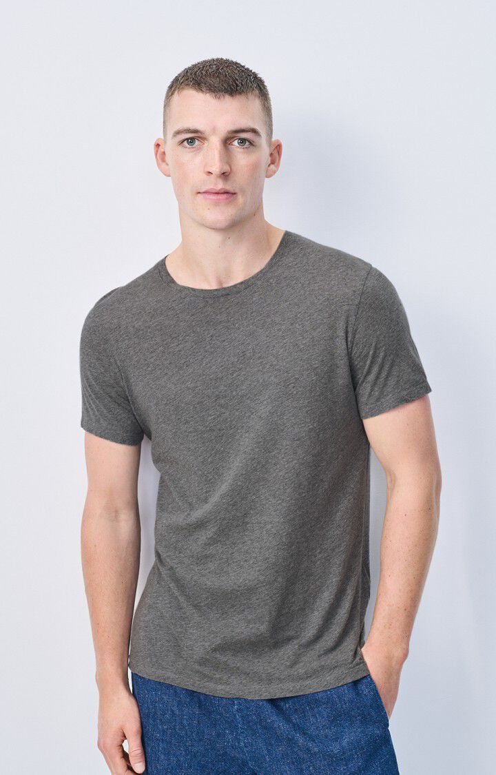 American Vintage Mens Tee Shirt Decatur - Heather Grey
