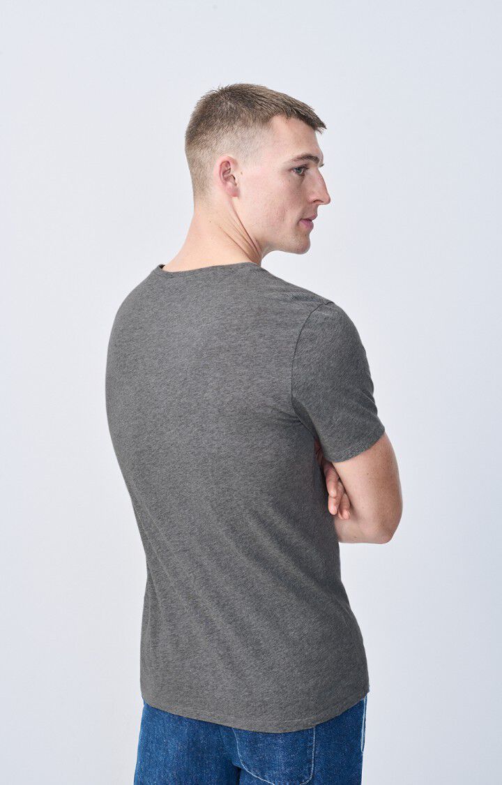 American Vintage Mens Tee Shirt Decatur - Heather Grey