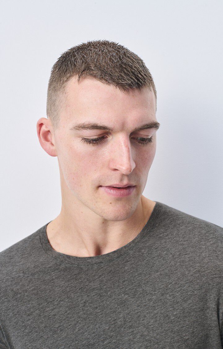 American Vintage Mens Tee Shirt Decatur - Heather Grey