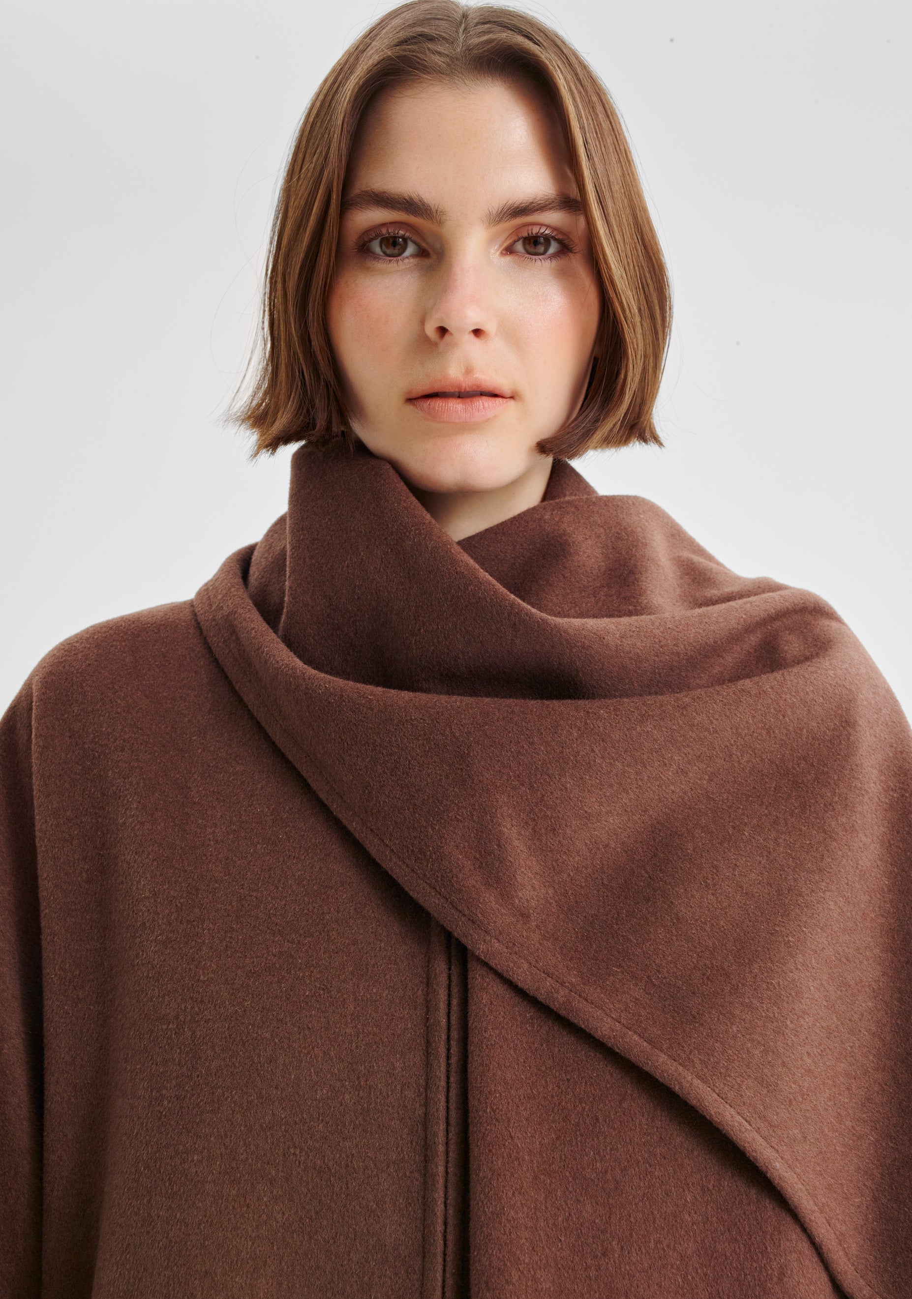 Morrison Etta Cape Coat - Nutmeg