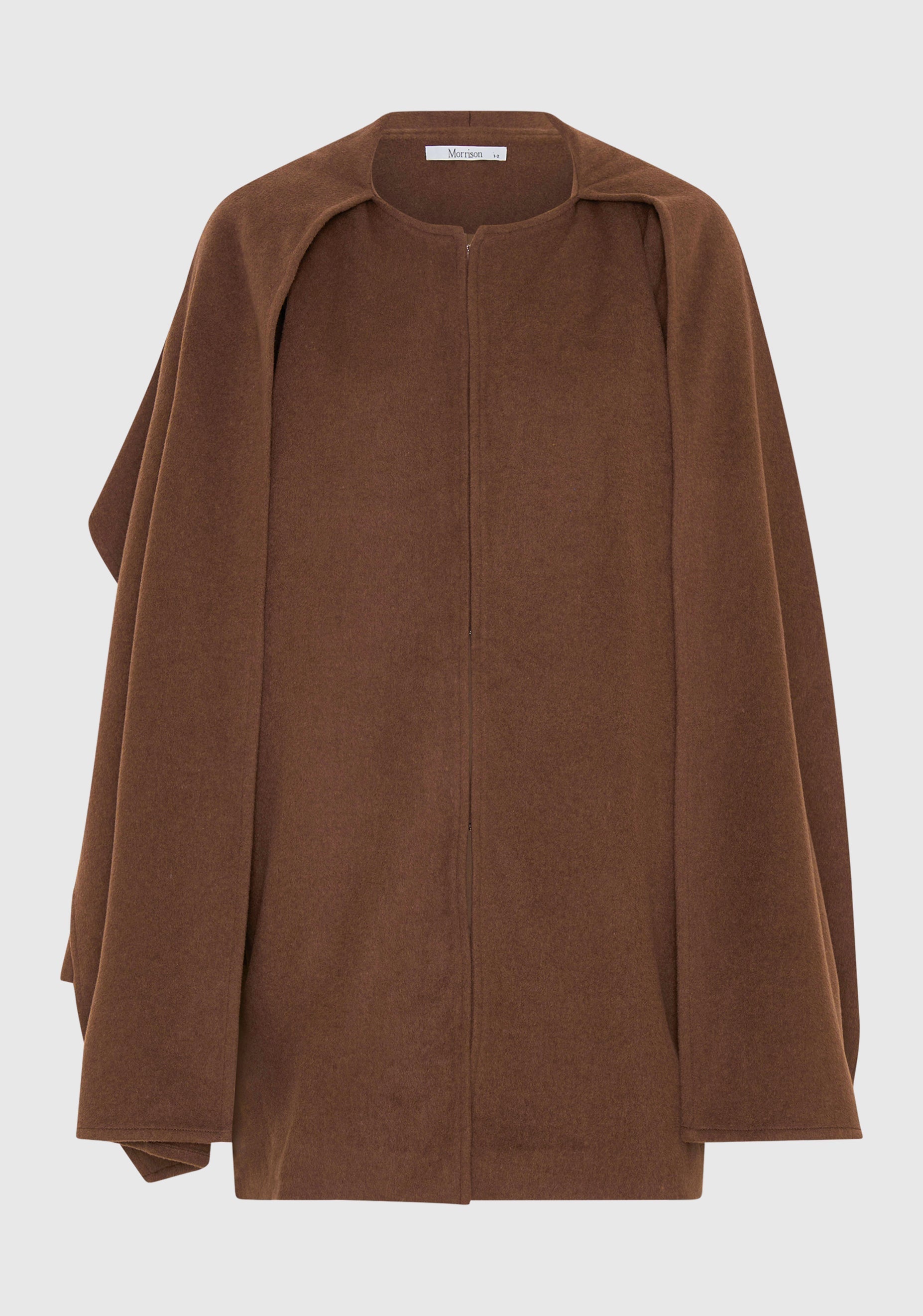 Morrison Etta Cape Coat - Nutmeg