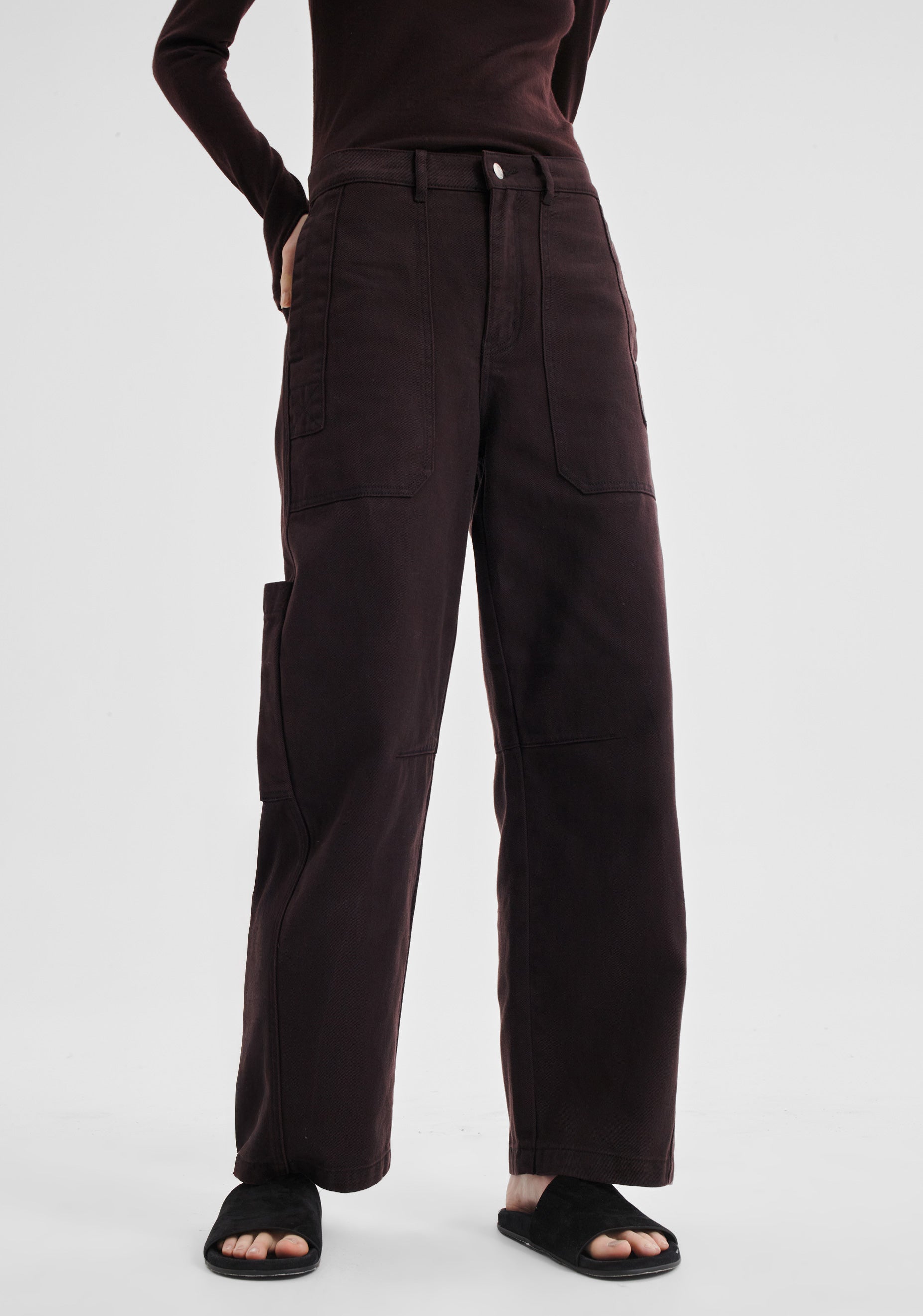 Morrison Jensen Denim Cargo Jean - Espresso