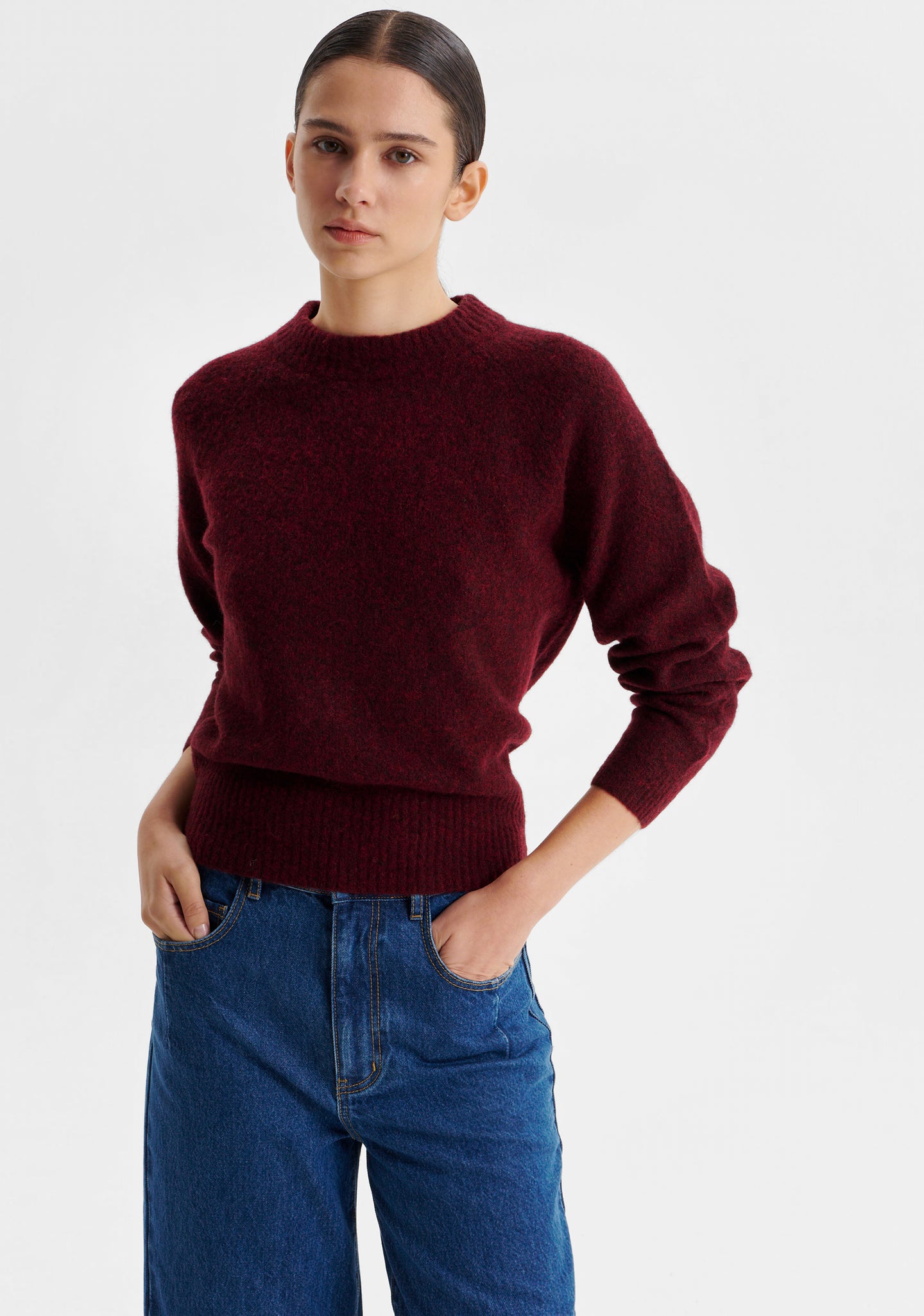 Morrison Knit Morrison Solenne Knit Pullover Eggplant
