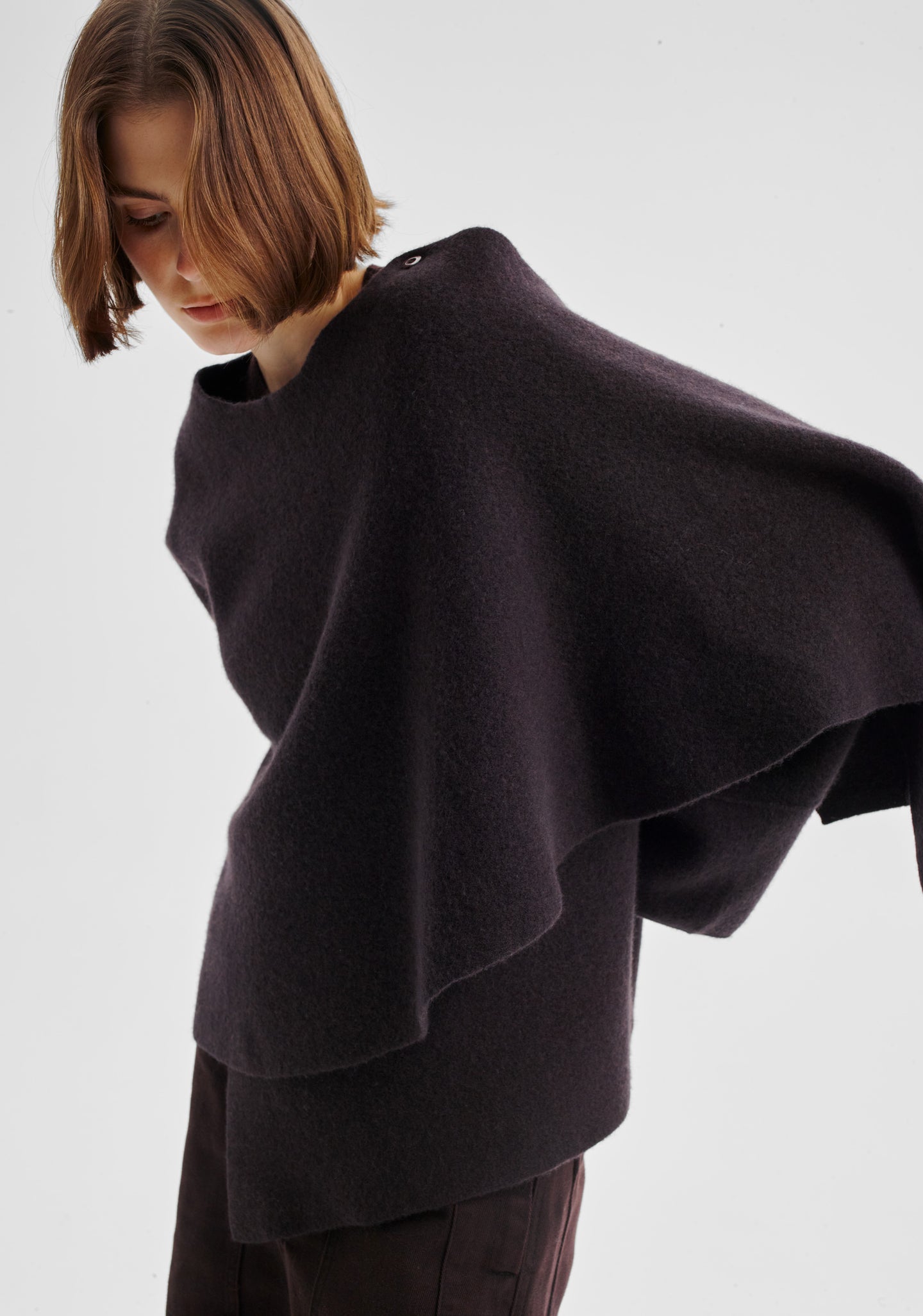 Morrison Valerie Knit Wrap Jacket Espresso