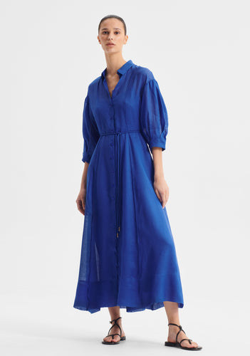 Morrison Bonita Shirt Dress Cobalt