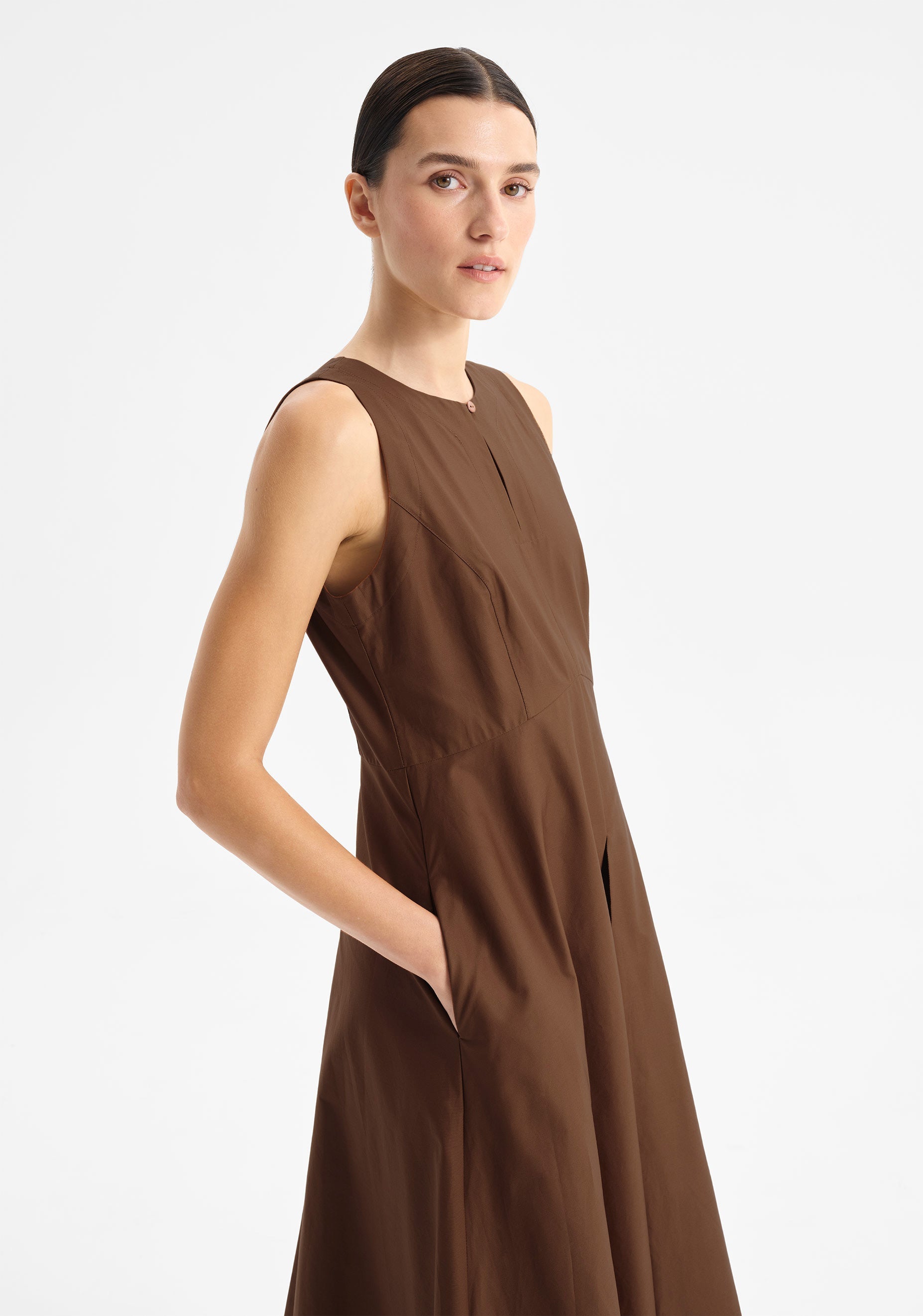 Morrison Brooks Dress Chocolate