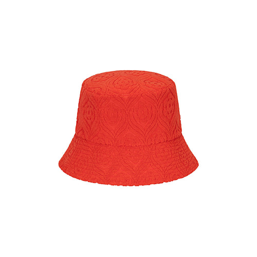 Lack of Color Palm Bucket - Cotton Bucket Hat in Red