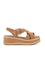 Load image into Gallery viewer, Estilo Emporio Juno Platform Wedge Tan