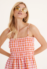 Load image into Gallery viewer, Summery Copenhagen Iona String Dress in Check