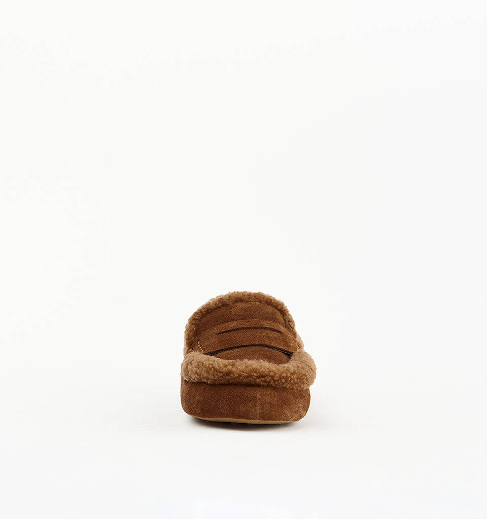 Alias Mae Tegan Shoe Mocha Suede Shearling