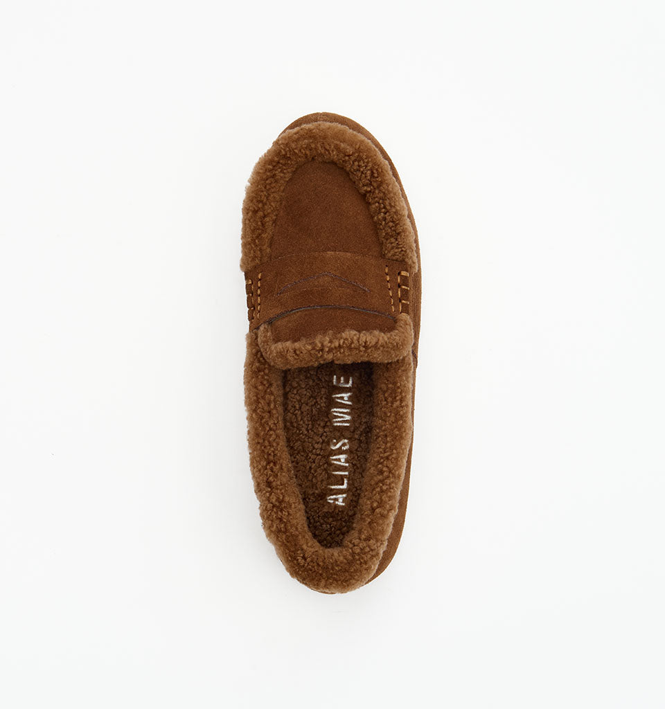 Alias Mae Tegan Shoe Mocha Suede Shearling