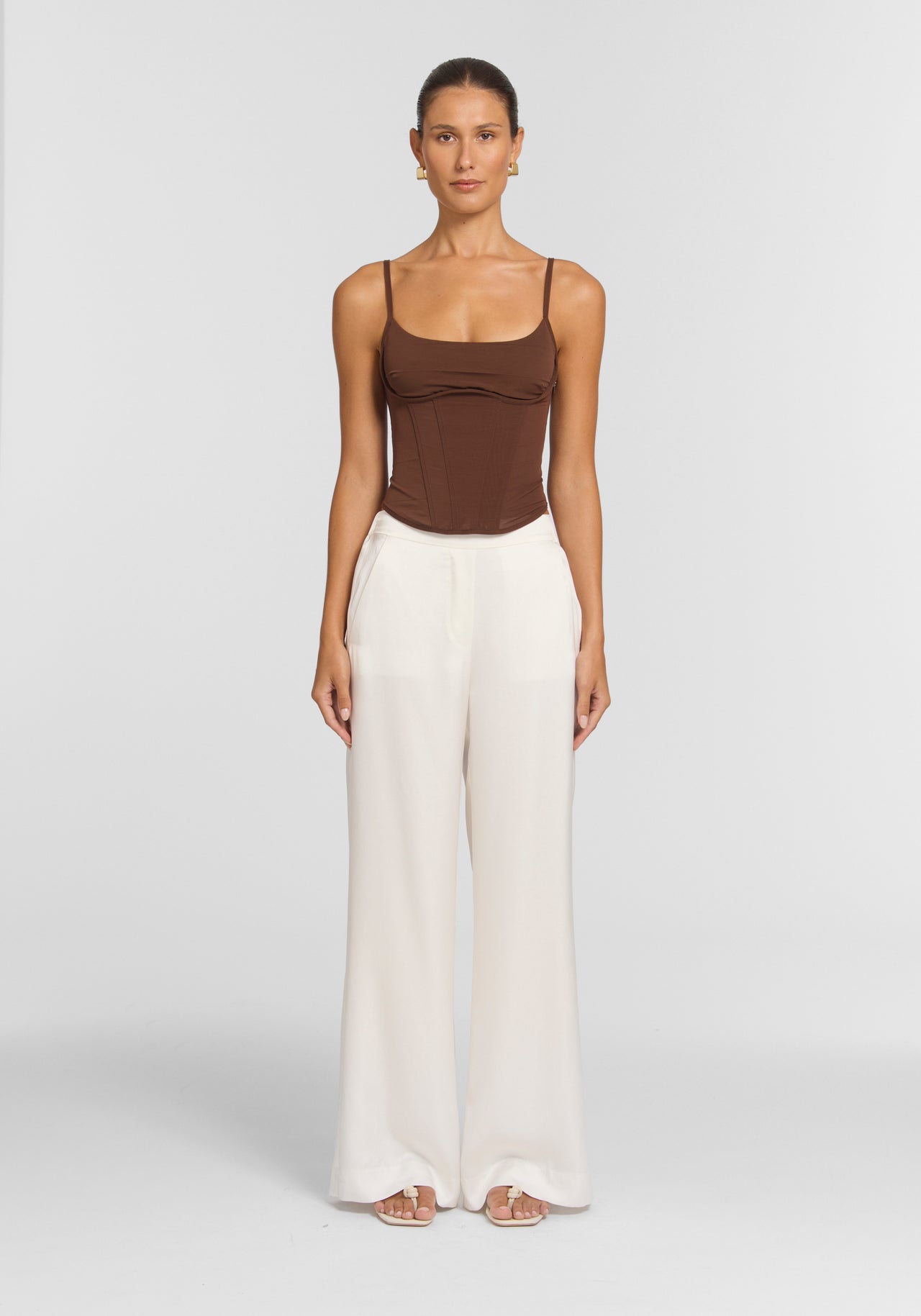 Viktoria and Woods Evocative Bustier Chestnut