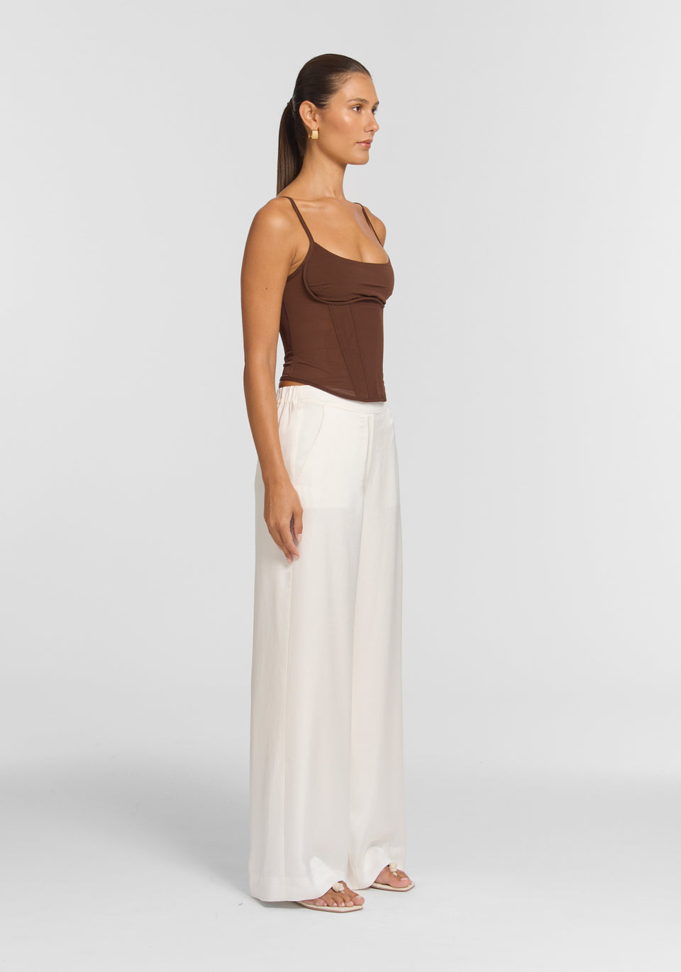 Viktoria and Woods Evocative Bustier Chestnut