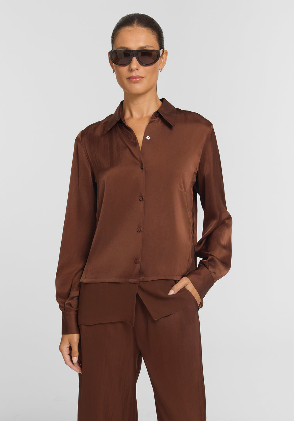 Viktoria and Woods Demigod Shirt Chestnut
