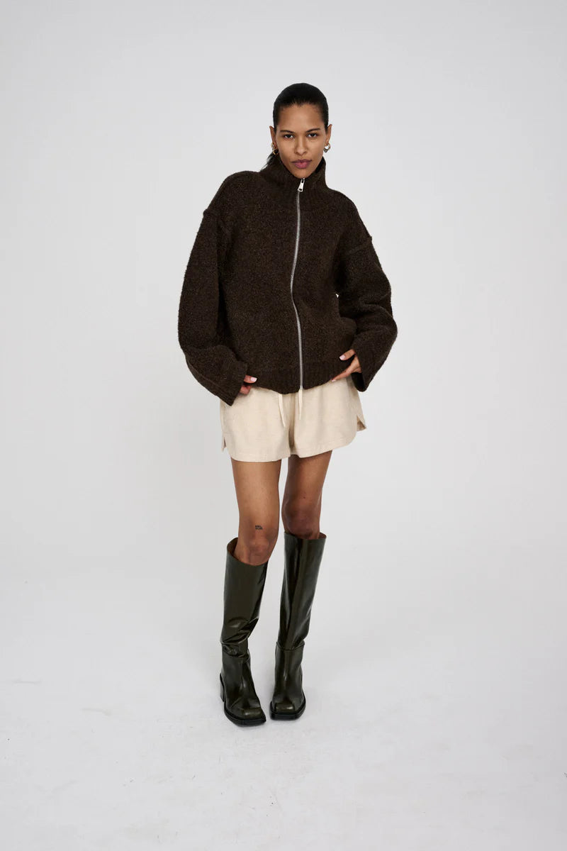 Rabens Saloner Sigal Jacket Dark Brown