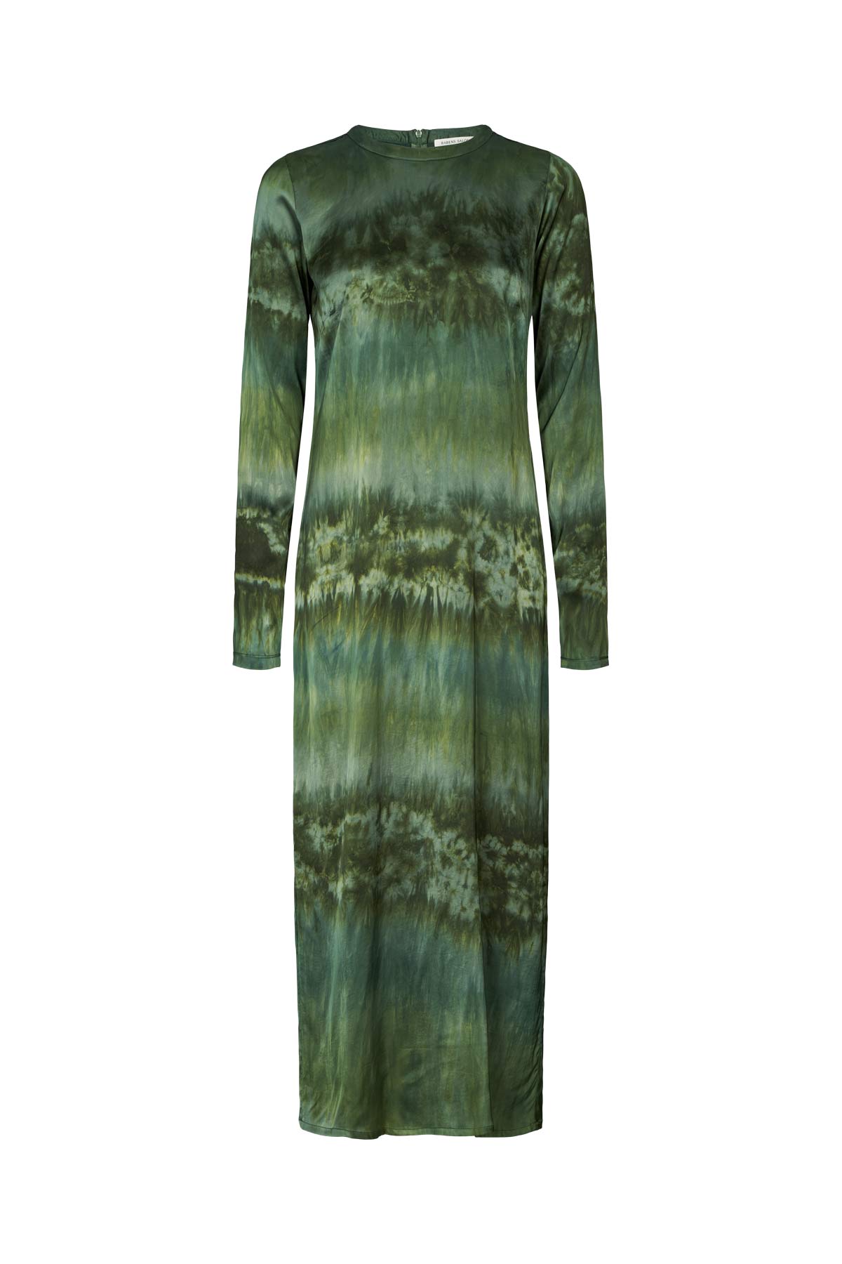 Rabens Saloner Cessilla Dress Bottle Green combo