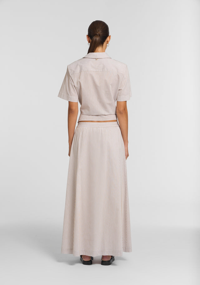 Viktoria and Woods Tenfold Skirt - Cosmos Stripe
